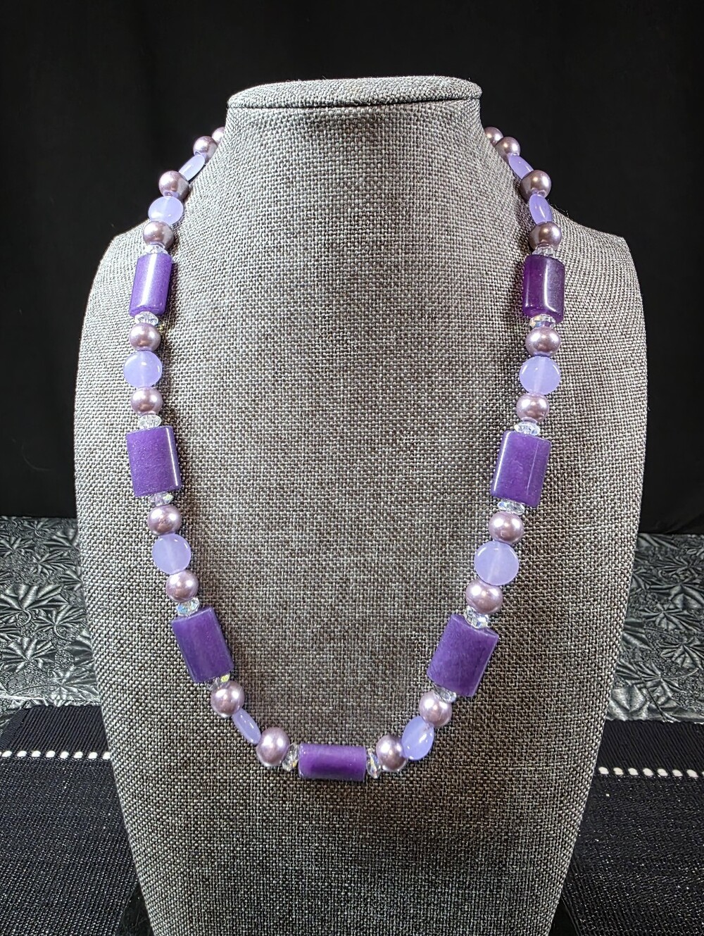 Lavender Jadite Jade Necklace